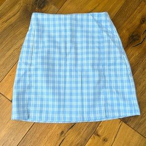 Brandy Melville plus plaid pencil skirt